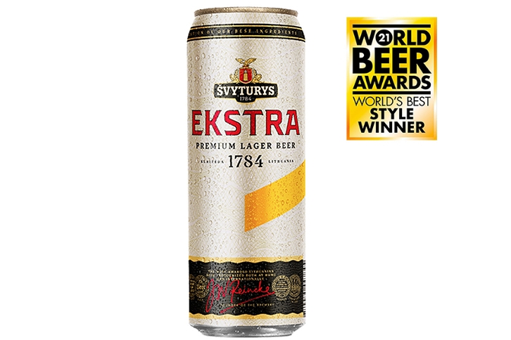 World’s Best Dortmunder Lager Svyturys Ekstra in our store now World’s Best Dortmunder Lager Svyturys Ekstra in our store now